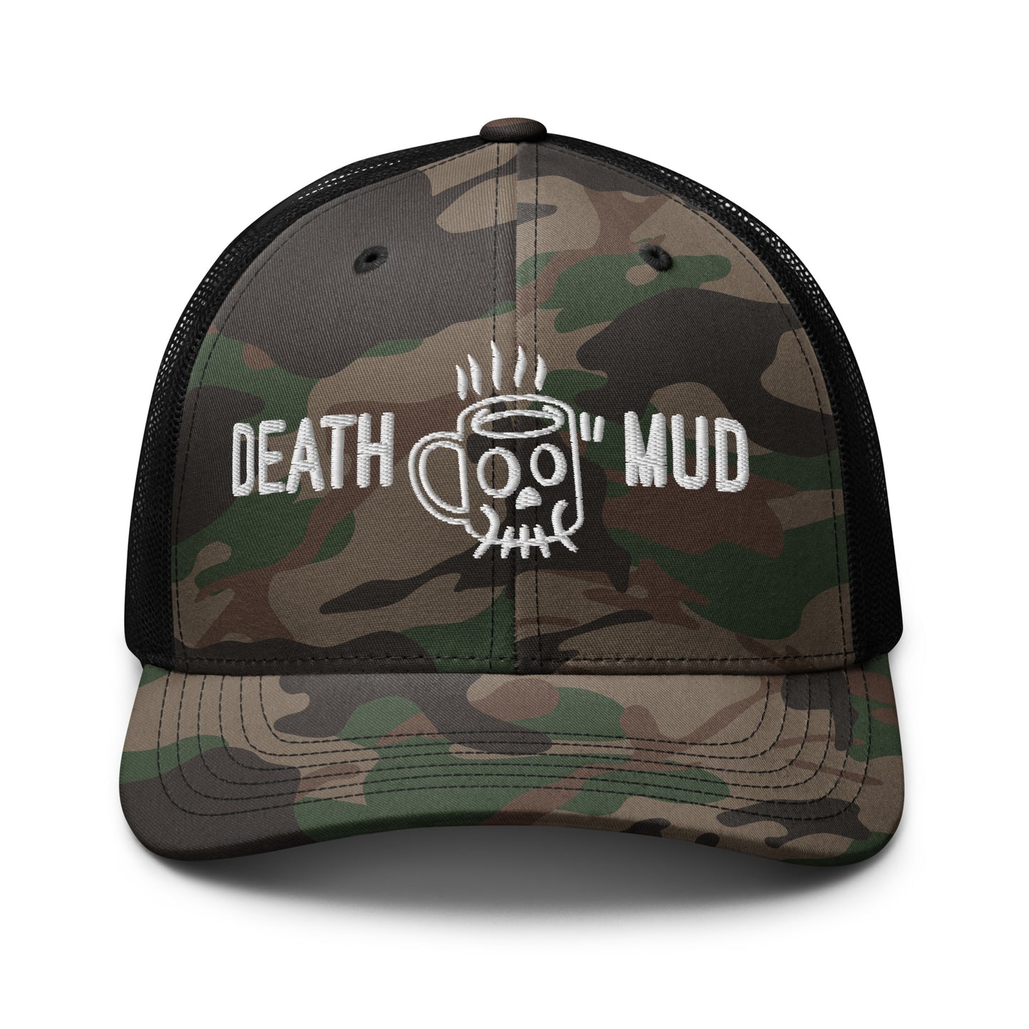 Camouflage trucker hat