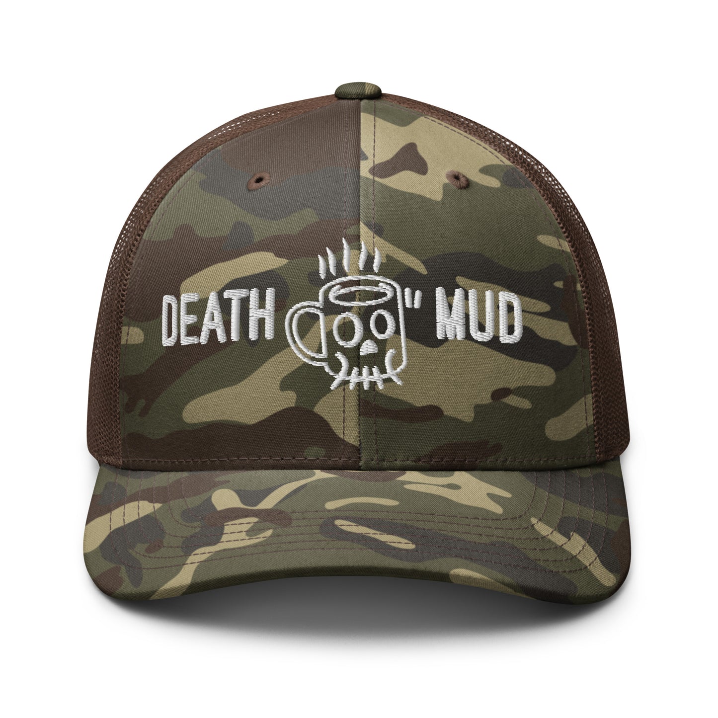 Camouflage trucker hat