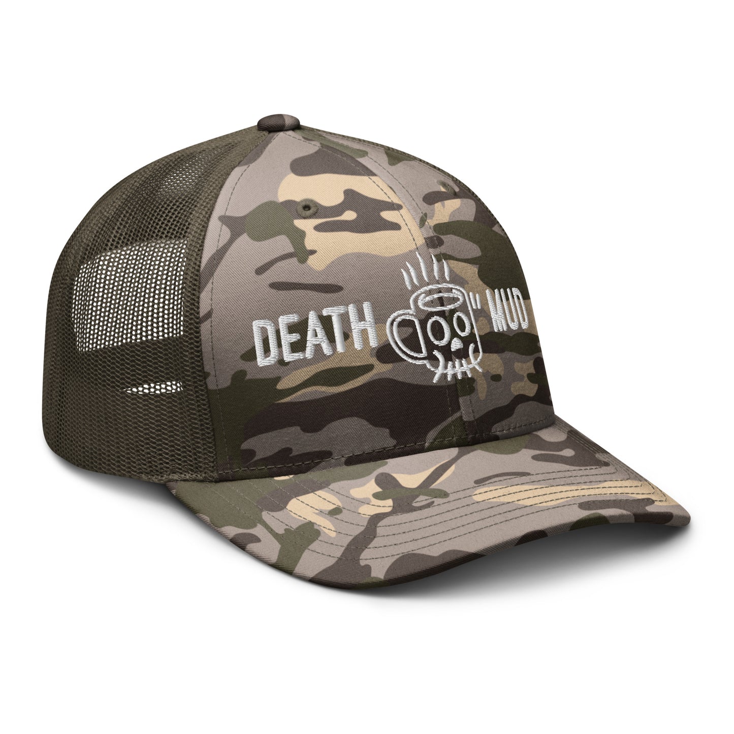 Camouflage trucker hat